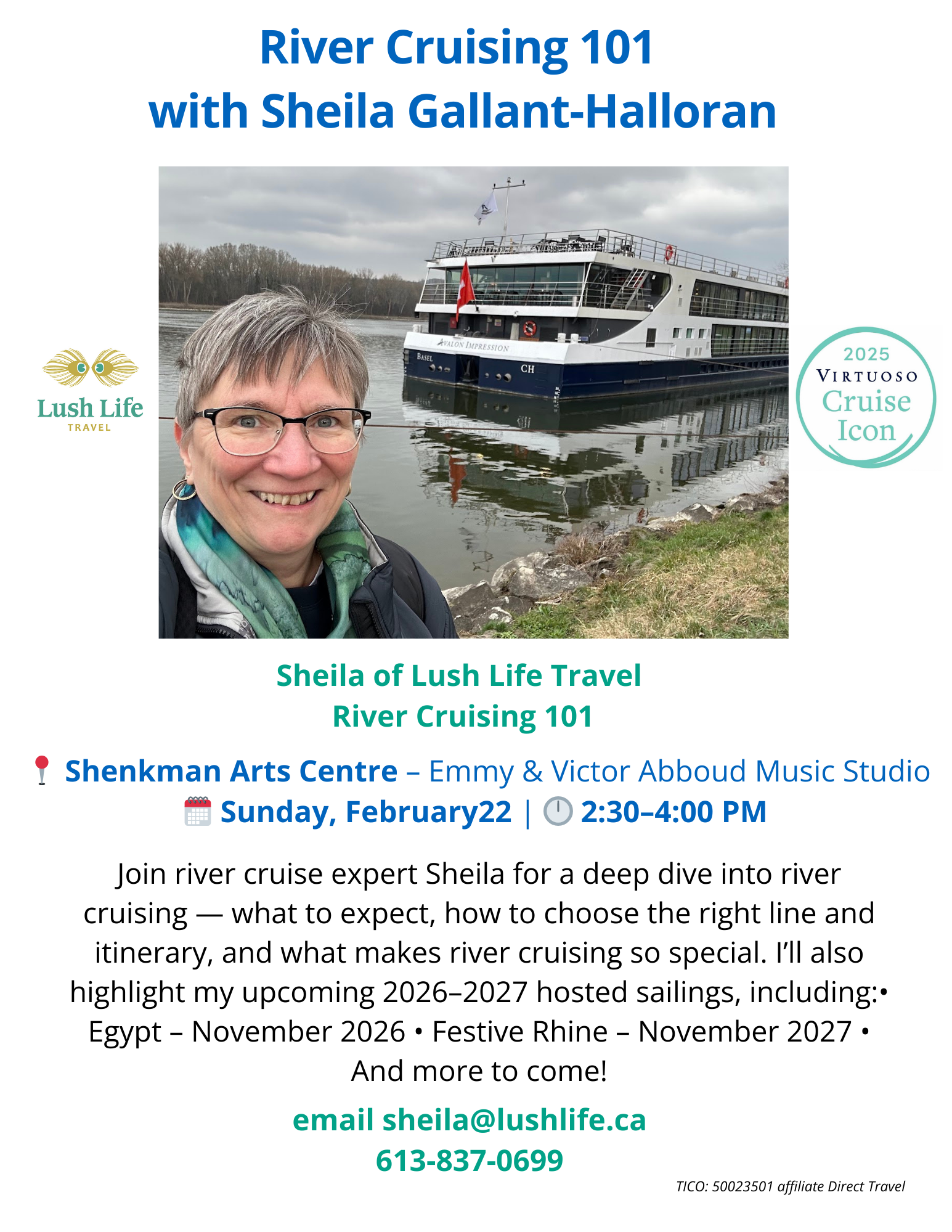 River Cruising 101 with Sheila Gallant-Halloran of Lush Life Travel
