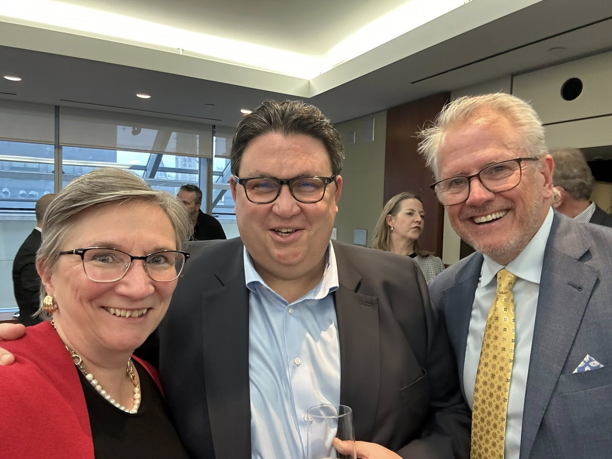 Sheila Gallant-Halloran with Andrew Gibbons and Richard Smart of TICO