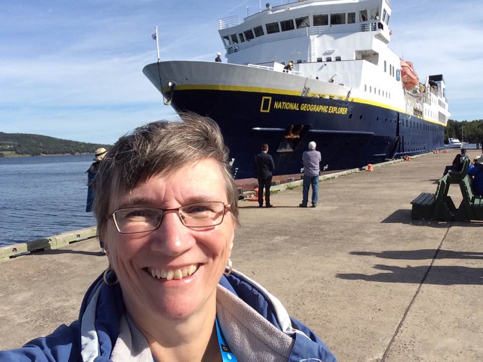 Sheila Gallant-Halloran on a Newfoundland circumnavigation with Lindblad Expeditions. 